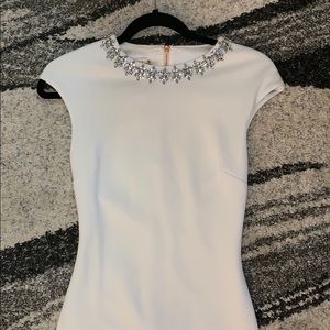 Brand new with tags! Ted Baker fitted white dress